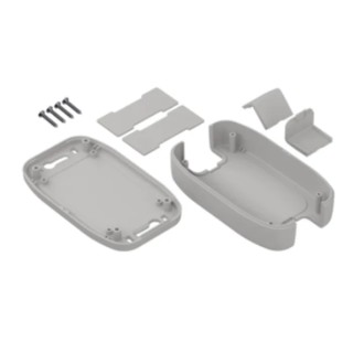 RS PRO Light Grey ABS Enclosure 37.2 mm x 125 mm x 75 mm ZM125