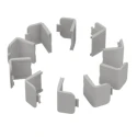 RS PRO ABS Mounting Unit for Use with 238-3999, 238-4000, 238-4001 28.8 mm x 24.2 mm x 28.8 mm 238-3994