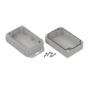 RS PRO Light Grey Transparent Lid Polycarbonate Enclosure IP67 60.2 mm Height, 81.6 mm Width, 121.4 mm Length ZP120