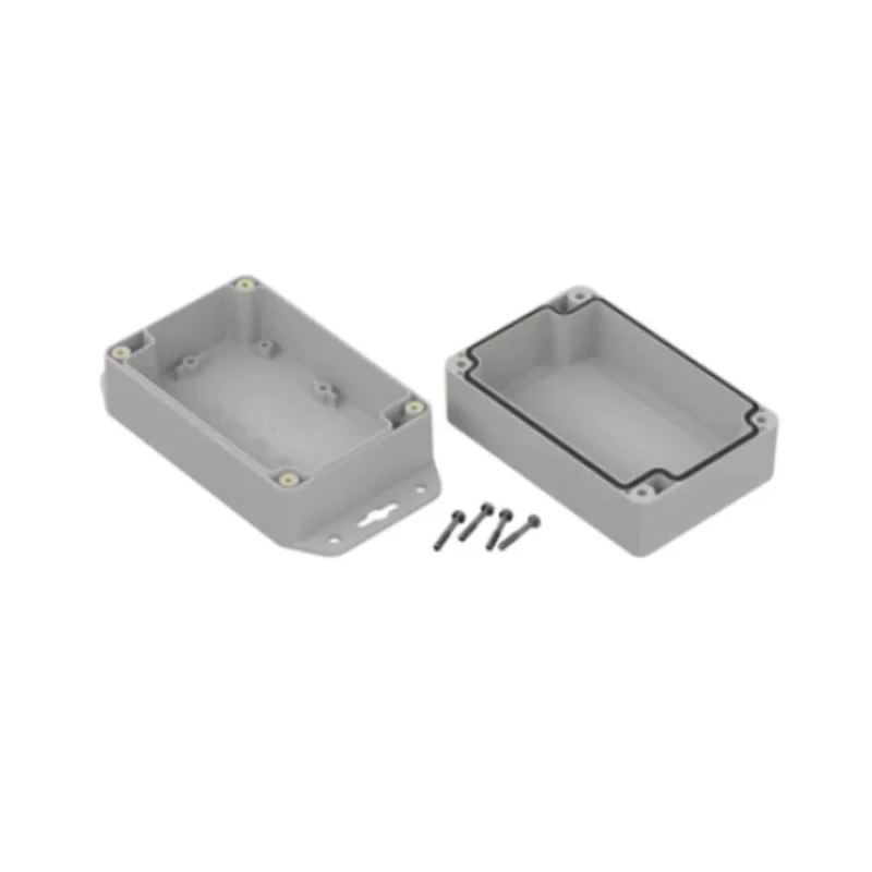 RS PRO Light Grey Transparent Lid Polycarbonate Enclosure IP67 60.2 mm Height, 81.6 mm Width, 121.4 mm Length ZP120