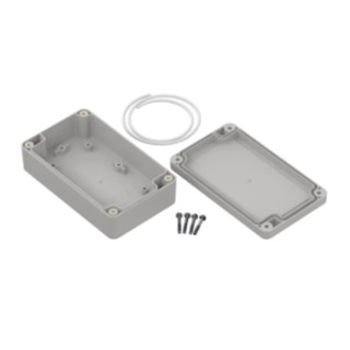 RS PRO Polycarbonate Electrical Enclosure with Light Grey Transparent Lid IP67 37.2 mm x 125 mm x 75 mm ZP125