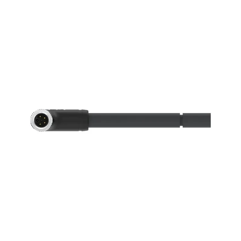 TE Connectivity Male 5 Way M12 Right Angle to Unterminated Sensor Actuator Cable 1.5m T4151299L25-003