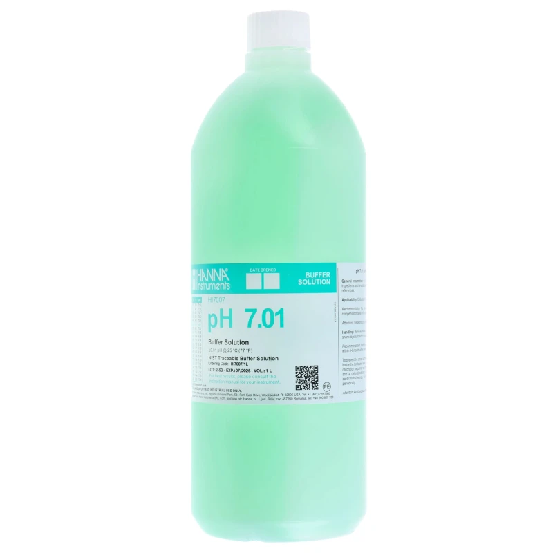 Hanna Instruments pH Buffer Solution 1 L Bottle HI-7007/1L