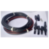 Sunrise solartech services 4 sq. mm 10 Meter DC Wire with 2 in 1 Connector (5M Red + 5M Black with 2in1)