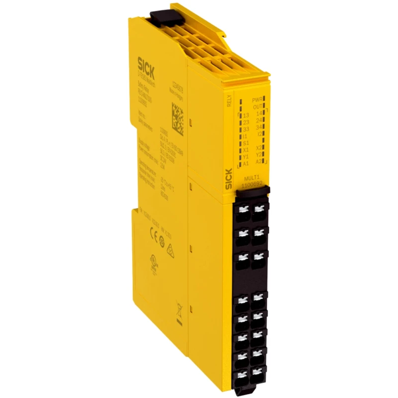 SICK 24V dc Safety Relay 2 Safety Contacts, SPDT Contact, DIN Rail Mount RLY3