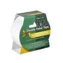 DUCK TAPE Clear Double Sided Polyester Tape 38mm x 5m Solvent Based Acrylic Adhesive 232603
