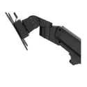 Hama Monitor Arm with Extension Arm for 13 to 35 Inch Screens, Max Load 12kg, VESA 75x75 or 100x100 mm, Height 118496