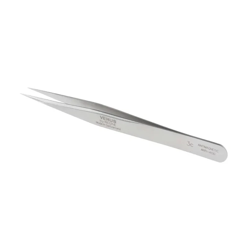 RS PRO 110mm Stainless Steel Short Tweezer 238-6198