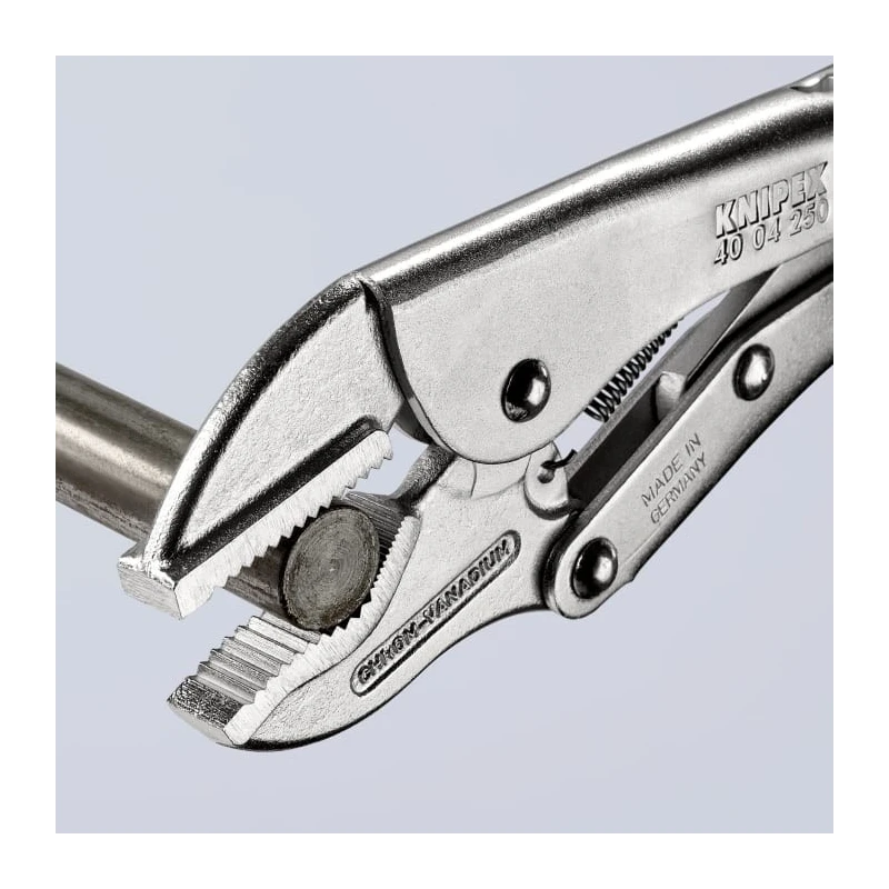 Knipex Locking Plier Chrome Plated Steel 250mm Overall Length 40 04 250