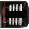 Wiha Hex Ball End, Phillips, Pozidriv, Torx Interchangeable Standard Screwdriver Set 12-Piece 03591