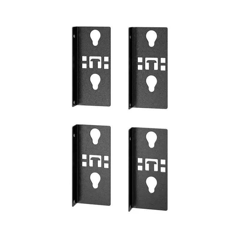 APC Easy Rack Series Mounting Bracket for Use with Power Distribution Unit M6 Thread Black Mild Steel 4 Per Pack ER7PDUBRKTS