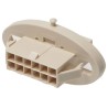 Molex Male Housing Plug 4 Way 2 Row 4.2 mm Pitch Nylon Panel Mount 207017-0004