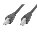 Molex Wire to Board Cable 2 Way Female Mini-Fit Jr to 2 Way Female Mini-Fit Jr, Nylon Jacket, 500mm Length 215330-0205