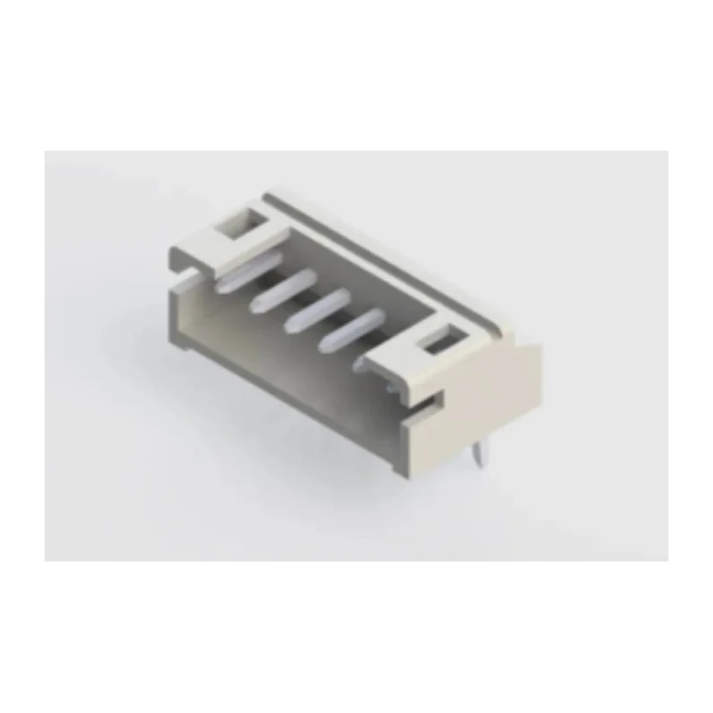EDAC 140 Series Right Angle Through Hole PCB Header, 6 Contacts, 2 mm Pitch, 1 Row, Shrouded 140-506-415-000
