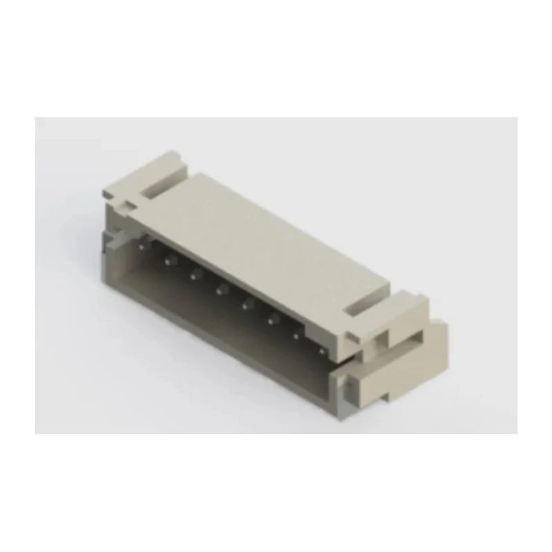 EDAC 140 Series Right Angle Surface PCB Header 8 Contact 2 mm Pitch 1 Row Shrouded 140-508-417-060