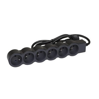 Legrand 3 m 6 Socket Type E Extension Lead, 16 A Current, 3680 W Power, IK 04 Impact Resistance, RoHS Compliant 049495