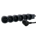 Legrand 3 m 6 Socket Type E Extension Lead, 16 A Current, 3680 W Power, IK 04 Impact Resistance, RoHS Compliant 049495