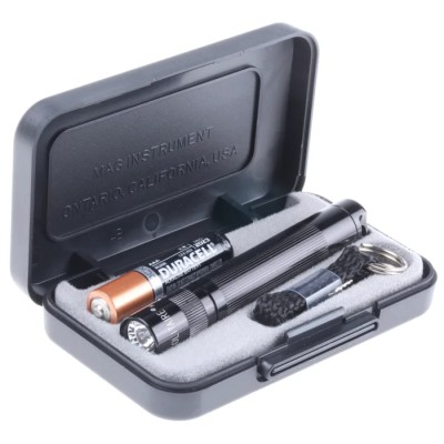 Maglite Aluminium Housing Incandescent Lamp Pocket Torch Black 2 lm 80 mm K3A012U