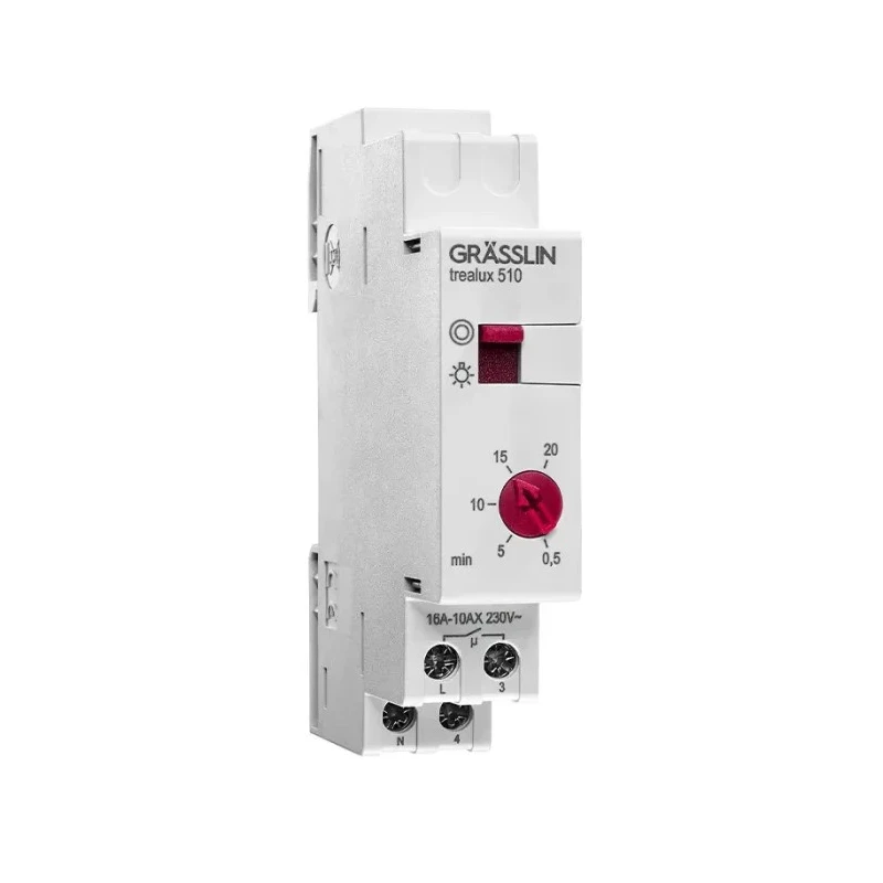Grasslin Analogue DIN Rail Time Switch 230V ac 18.13.0016.1