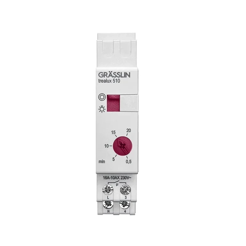 Grasslin Analogue DIN Rail Time Switch 230V ac 18.13.0016.1