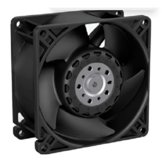 ebm-papst AxiForce 80 Series DC Axial Fan, 12V DC, 48W, 4A, 220 m³/h, 80x80x38 mm AF80-00130 12V P/2 16.500