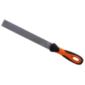 Bahco Flat Engineers File 250 mm Length, 25 mm Width, 5.5 mm Thickness, Second Cut, Handle Included 1-110-10-2-2