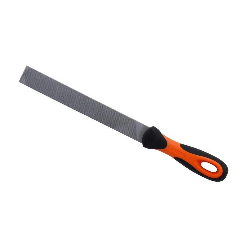Bahco Flat Engineers File 250 mm Length, 25 mm Width, 5.5 mm Thickness, Second Cut, Handle Included 1-110-10-2-2