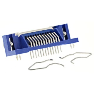 RS PRO Centronics Series Right Angle Through Hole PCB Socket, 24-Contact, 2 Row, 2.16 mm Pitch Solder 239-1162