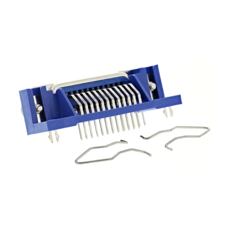 RS PRO Centronics Series Right Angle Through Hole PCB Socket, 24-Contact, 2 Row, 2.16 mm Pitch Solder 239-1162