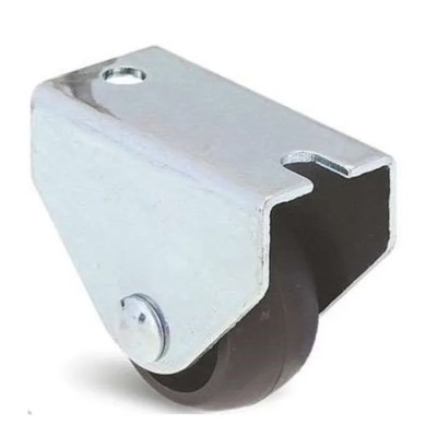 Guitel Hervieu Fixed Castor Polypropylene Wheel 50 mm Diameter 40 kg Load Capacity Zinc Plated Pressed Steel Frame 300077