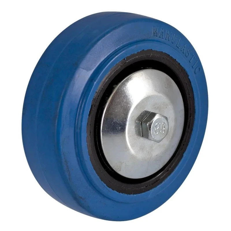 Guitel Hervieu Polypropylene Trolley Wheel with Thermoplastic Rubber Tread, 80mm Diameter, 32mm Width, 12mm 571-400-080L12PF