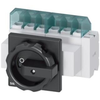 Siemens 6-Pole Panel Mount Non-Fused Switch Disconnector, IP65, 25A, 9.5 kW, SENTRON Series 