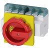 Siemens 6-Pole Panel Mount Non-Fused Switch Disconnector IP65, 63A, 22 kW, Rotary Operated