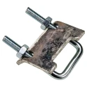 Unistrut Galvanised Steel C Type Beam Clamp, M10 Bolt, 75mm Length, Galvanised Finish P 2785