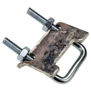 Unistrut Galvanised Steel C Type Beam Clamp, M10 Bolt, 75mm Length, Galvanised Finish P 2785