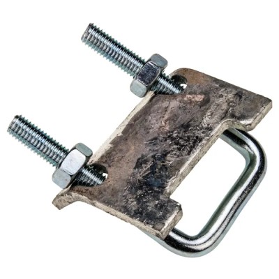 Unistrut Galvanised Steel C Type Beam Clamp, M10 Bolt, 75mm Length, Galvanised Finish P 2785