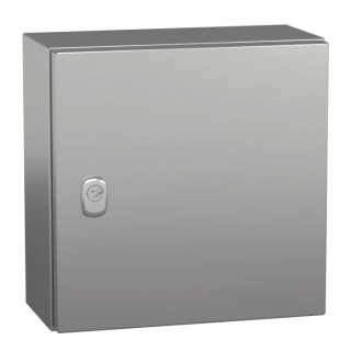 Schneider Electric Spacial S3X Series 304 Stainless Steel Wall Box IP66 300 mm x 300 mm x 150 mm NSYS3X3315