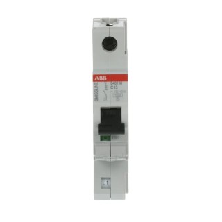 ABB SMISSLINE TP S400M Miniature Circuit Breaker, 1-Pole, 13A Current Rating, Type C Tripping 2CCS571001R0134 S401M-C13