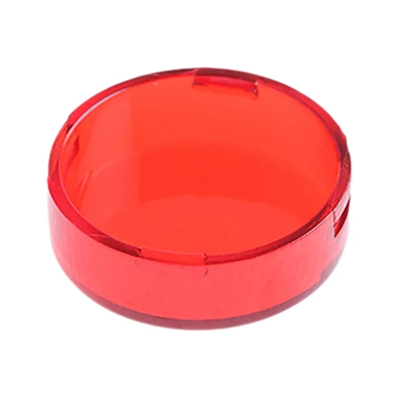 APEM Panel Mount Indicator Lens Red Round 15mm Diameter A0163B