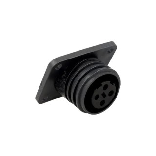 Bulgin Industrial Circular Connector Flange Mount Socket Female 10 Contacts IP68 250V 10A PX0941/10/S