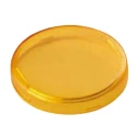 APEM Panel Mount Indicator Lens Round Style Yellow 26mm Diameter A0263D