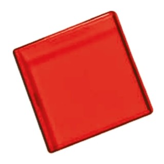 APEM Panel Mount Indicator Lens Square Style, Red, 29 mm Long A0262B