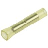 RS PRO Insulated Crimp Butt Splice Connector Nylon 22 AWG Yellow, Tin Plated Copper 239-4234
