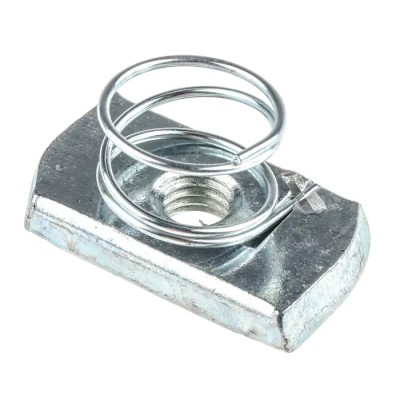 Unistrut Channel Nut Zinc Plated Steel Spring Type Thread Size M8 P 4007 M8