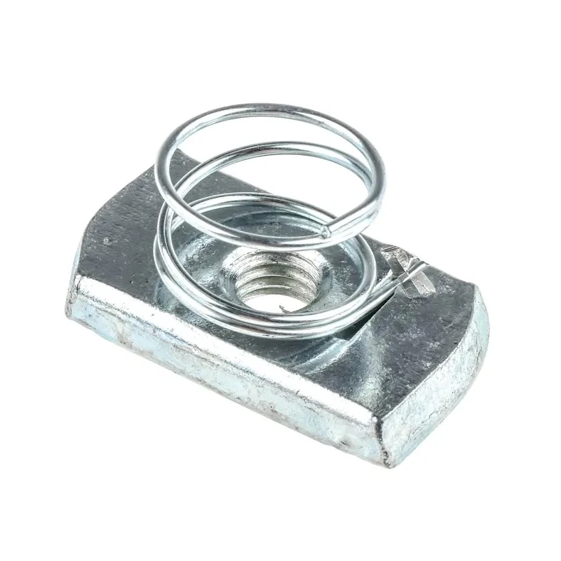 Unistrut Channel Nut Zinc Plated Steel Spring Type Thread Size M8 P 4007 M8