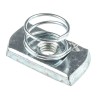 Unistrut Channel Nut Zinc Plated Steel Spring Type Thread Size M8 P 4007 M8