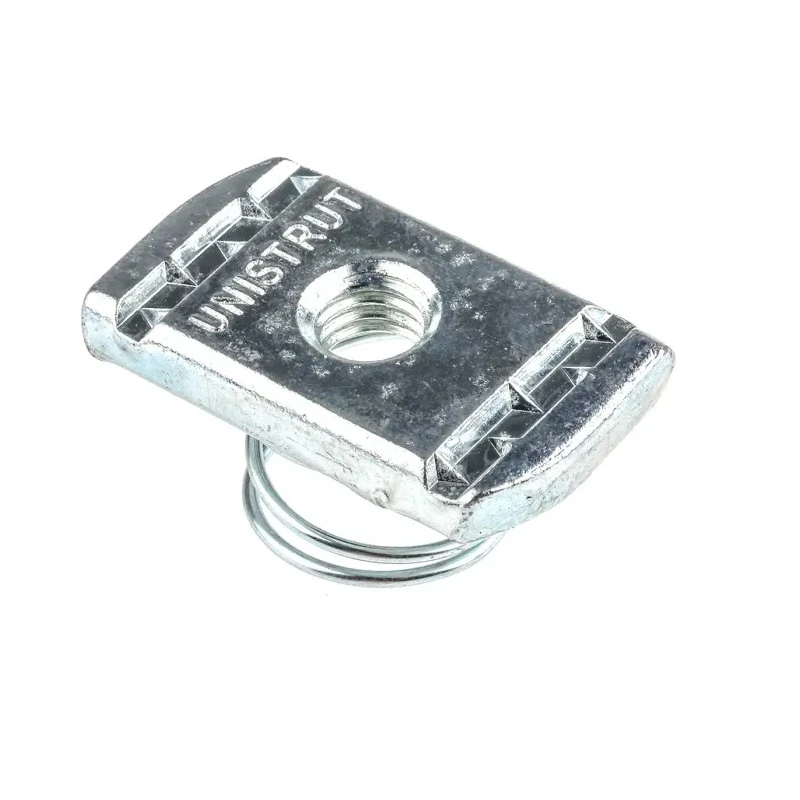Unistrut Channel Nut Zinc Plated Steel Spring Type Thread Size M8 P 4007 M8