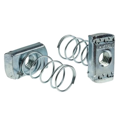 Unistrut Zinc Plated Steel Spring Channel Nut M10 PNL10ZP
