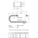 Igus Polymer Cable Chain Mounting Bracket Cable Trunking Accessory 135 mm Height 64 mm Width 3115.12PZB