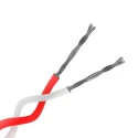 RS PRO Thermocouple Cable/Wire Type K Insulated with Perfluoroalkoxy Alkane 25 m Length Unscreened Twin Twisted 260 239-4626
